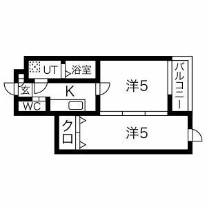 2K 間取り図