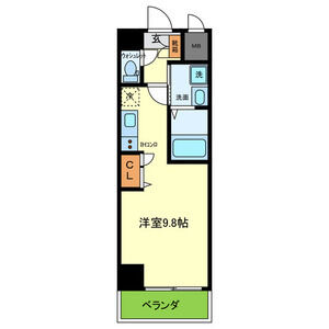 ワンルーム 間取り図