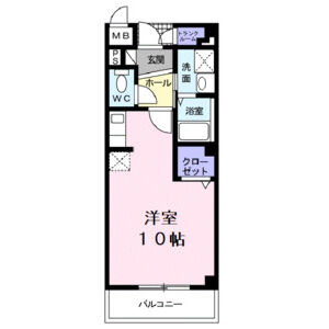 ワンルーム 間取り図