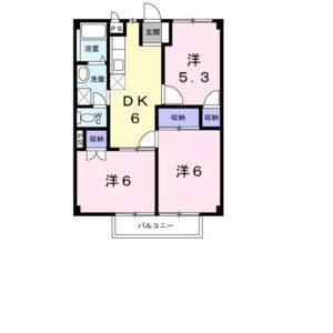 3DK 間取り図