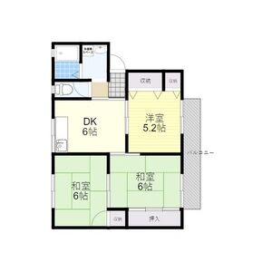 3DK 間取り図