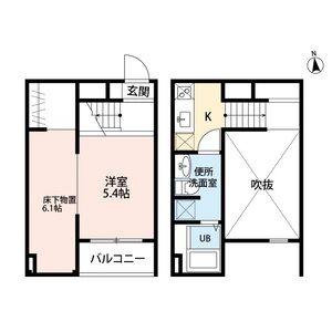 ワンルーム 間取り図