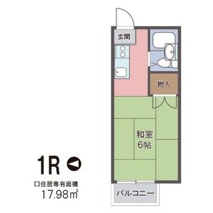 ワンルーム 間取り図