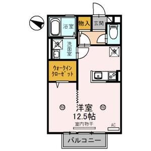 ワンルーム 間取り図