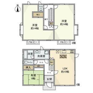 3LDK 間取り図