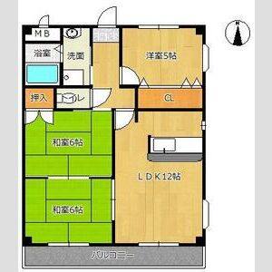 3LDK 間取り図