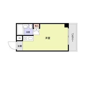 ワンルーム 間取り図