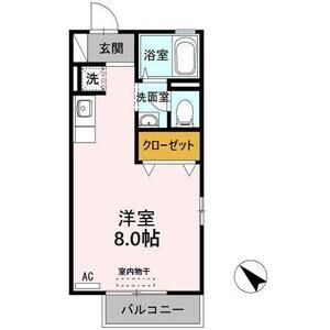 ワンルーム 間取り図