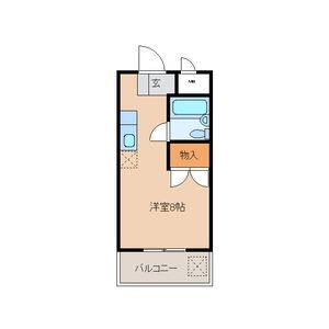 ワンルーム 間取り図