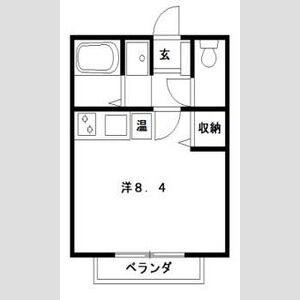 ワンルーム 間取り図