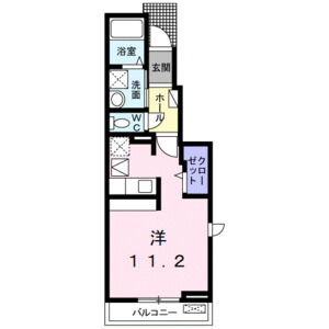 ワンルーム 間取り図