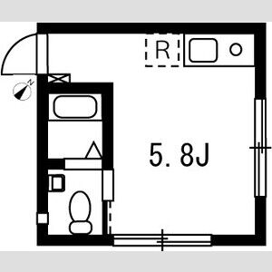 ワンルーム 間取り図