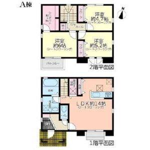 3LDK 間取り図