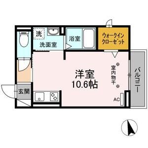 ワンルーム 間取り図