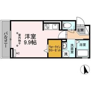 ワンルーム 間取り図