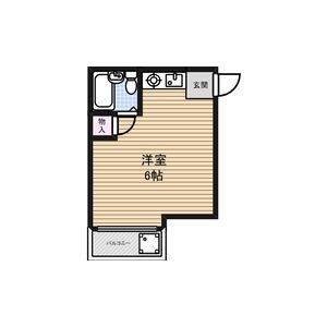 ワンルーム 間取り図