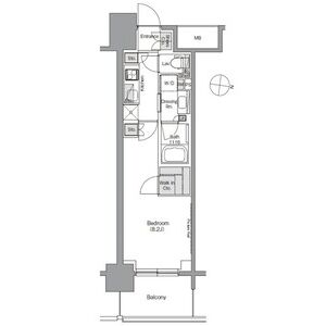 ワンルーム 間取り図