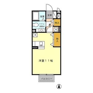 ワンルーム 間取り図