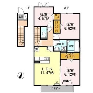 3LDK 間取り図