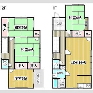 4LDK 間取り図