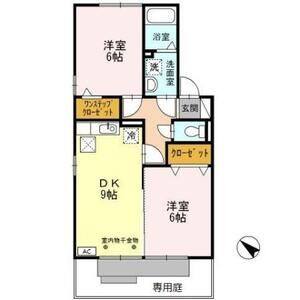 2DK 間取り図