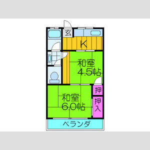 2K 間取り図