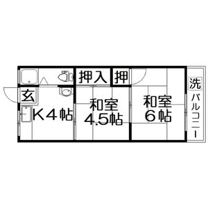 2K 間取り図