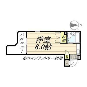 ワンルーム 間取り図