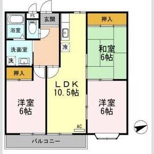 3LDK 間取り図