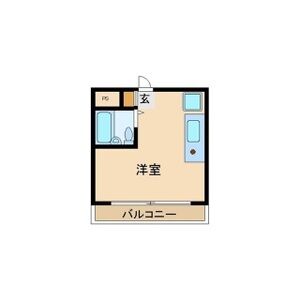 ワンルーム 間取り図