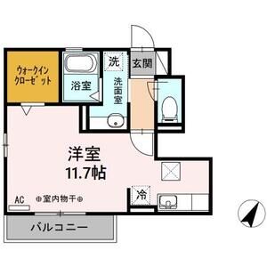 ワンルーム 間取り図
