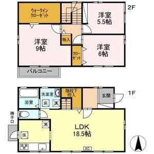 3LDK 間取り図