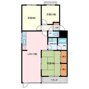 3LDK 間取り図