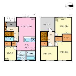 3LDK 間取り図