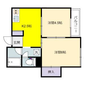 2K 間取り図