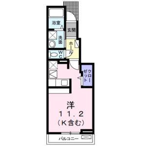 ワンルーム 間取り図