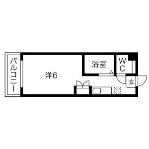 ワンルーム 間取り図