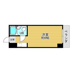 ワンルーム 間取り図