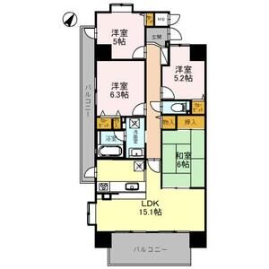 4LDK 間取り図