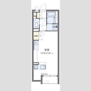 ワンルーム 間取り図