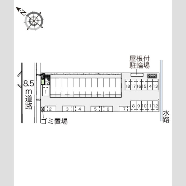 レオパレスパークタウン北斗 室内写真1