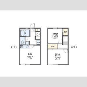 2DK 間取り図