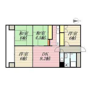 4DK 間取り図