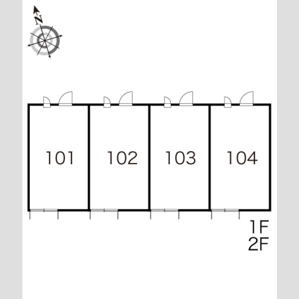 レオパレスピクシスA 室内写真2