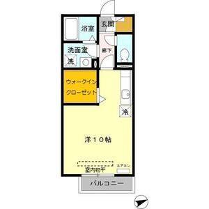 ワンルーム 間取り図