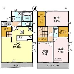 3LDK 間取り図