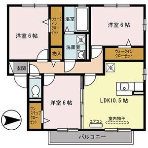 3LDK 間取り図