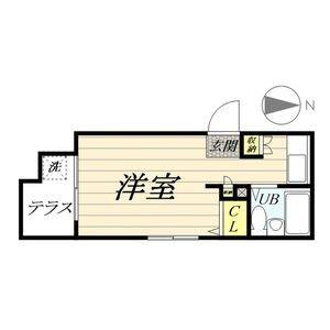 ワンルーム 間取り図