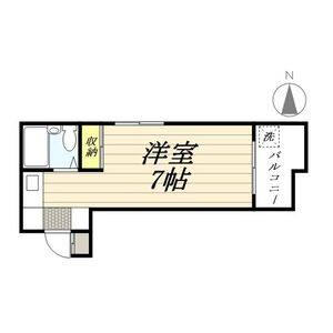 ワンルーム 間取り図