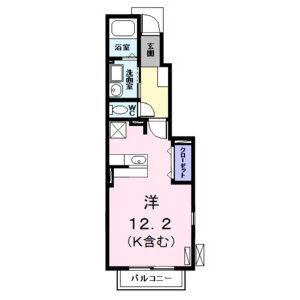 ワンルーム 間取り図